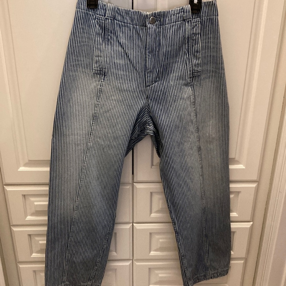 Rachel Comey steer jean in railroad stripe